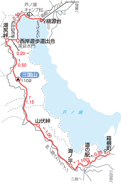 三国山マップ