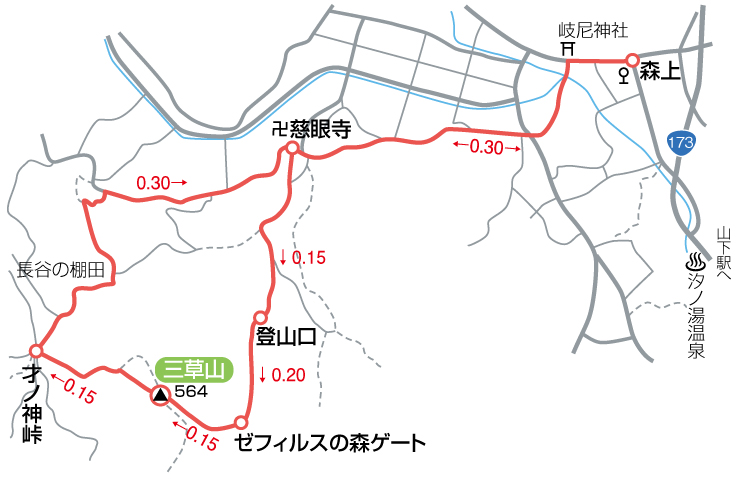 三草山マップ