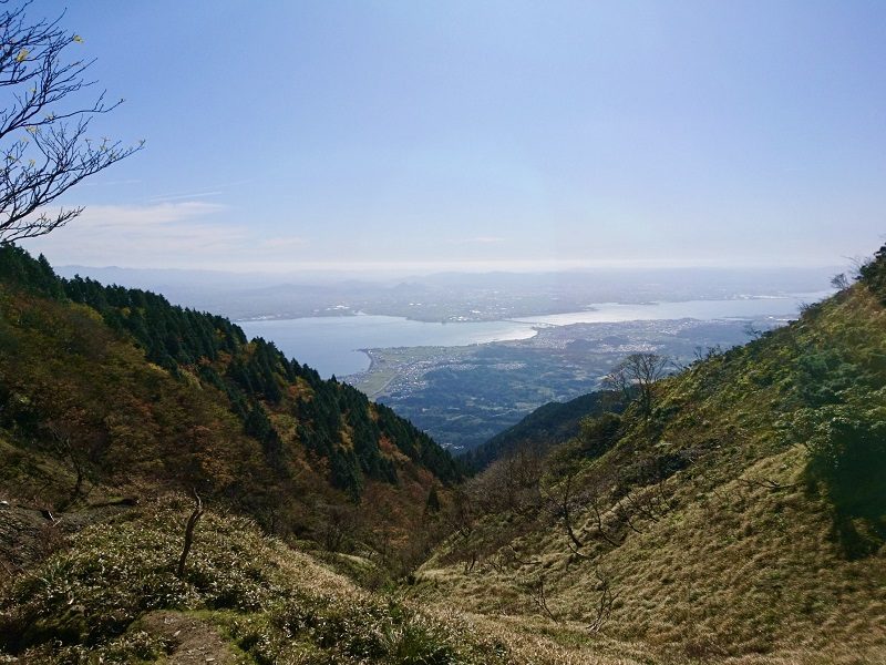 蓬莱山からの琵琶湖